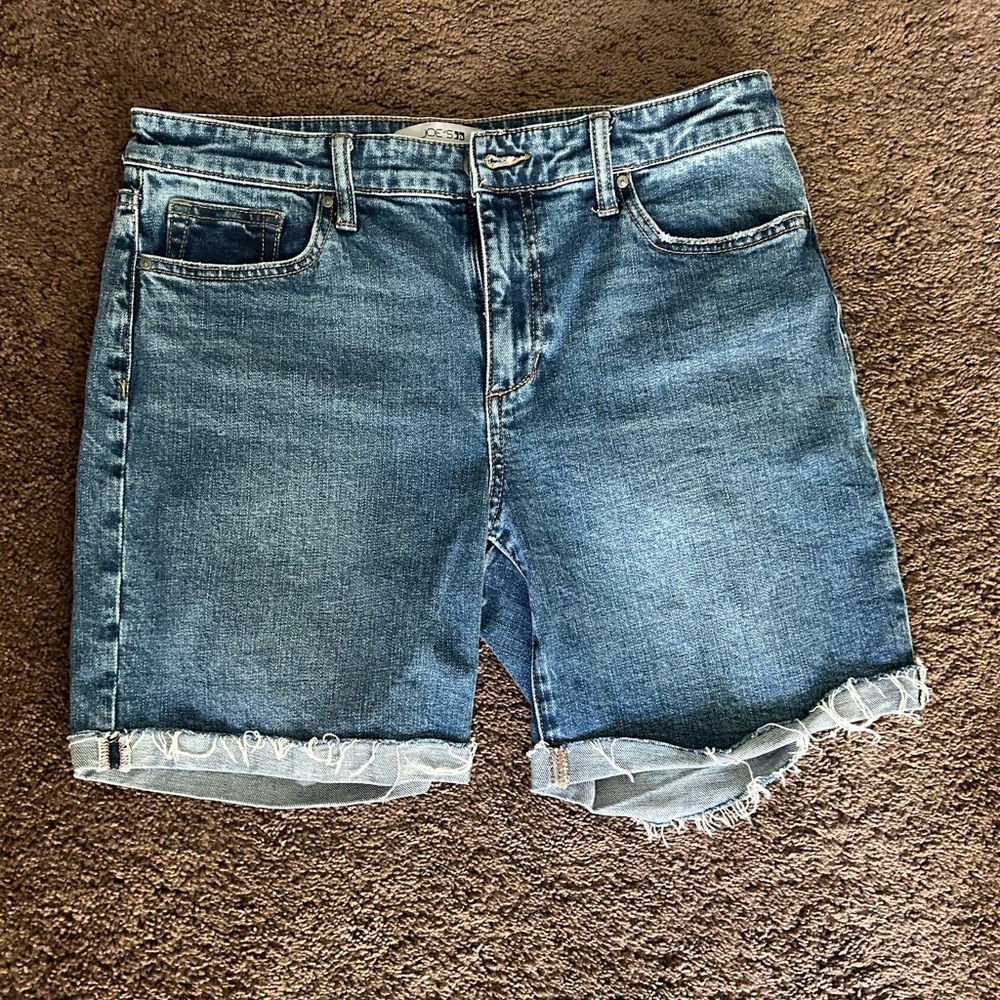 Women’s blue jeans shorts, size 30 (Joe’s)